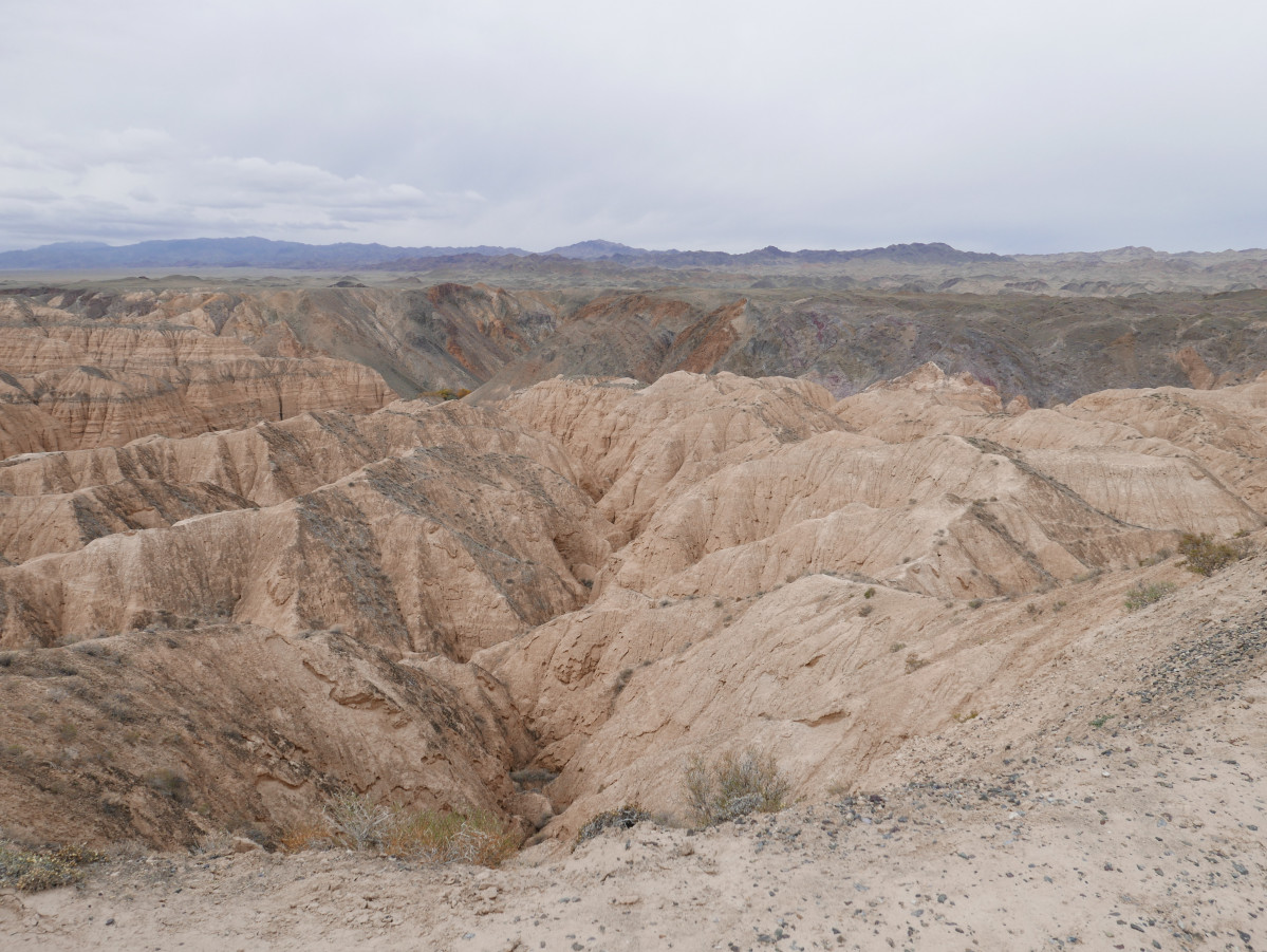 Paraje lunar en Kazajistán